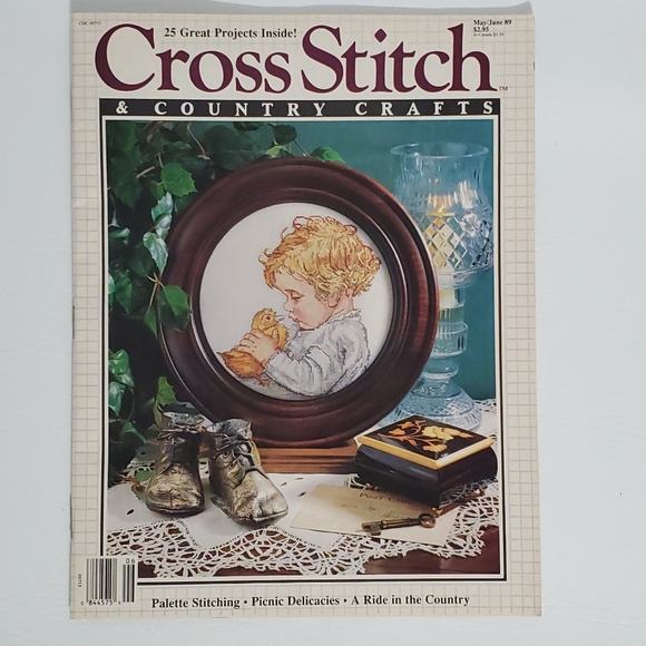 Country Crafts Other - Cross Stitch & Country Crafts Magazine May/June 1989